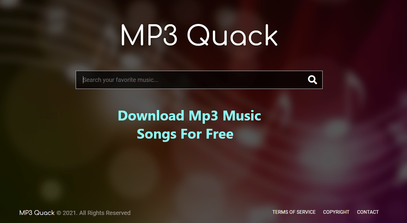 Mp3 quack helps everyone find and download the most popular song of the moment.