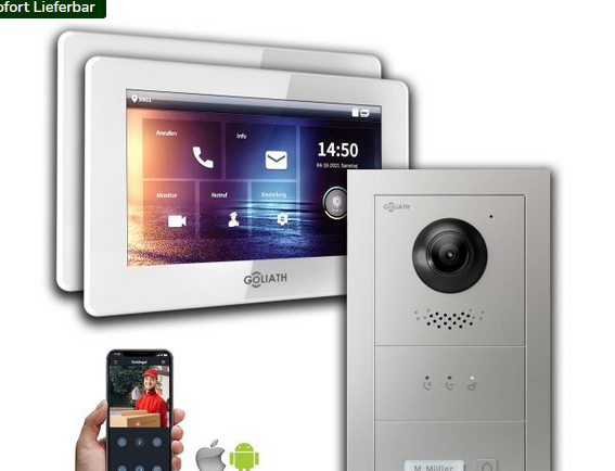 Video door intercom can be integrated with CCTV