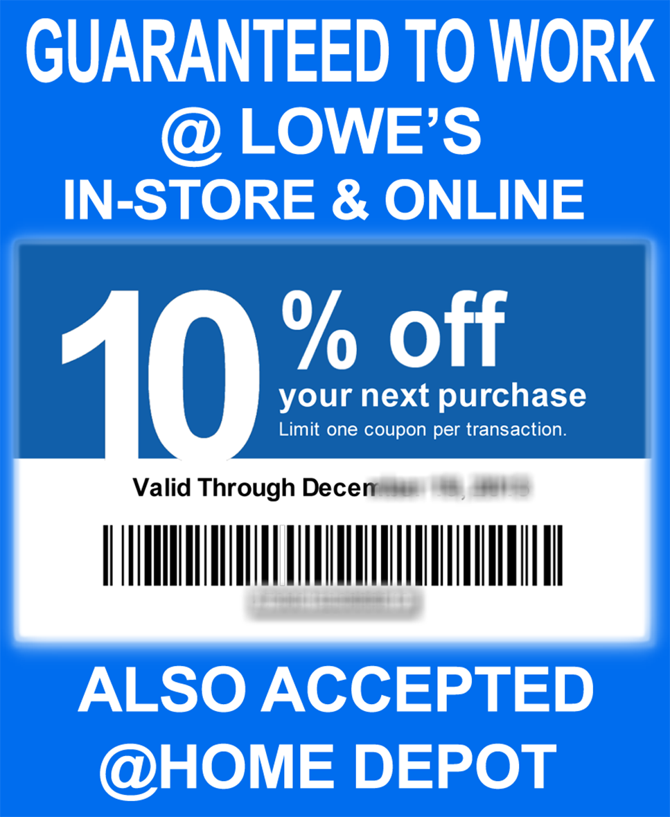 With the Lowes Promo Code, you will get discounts for your purchase